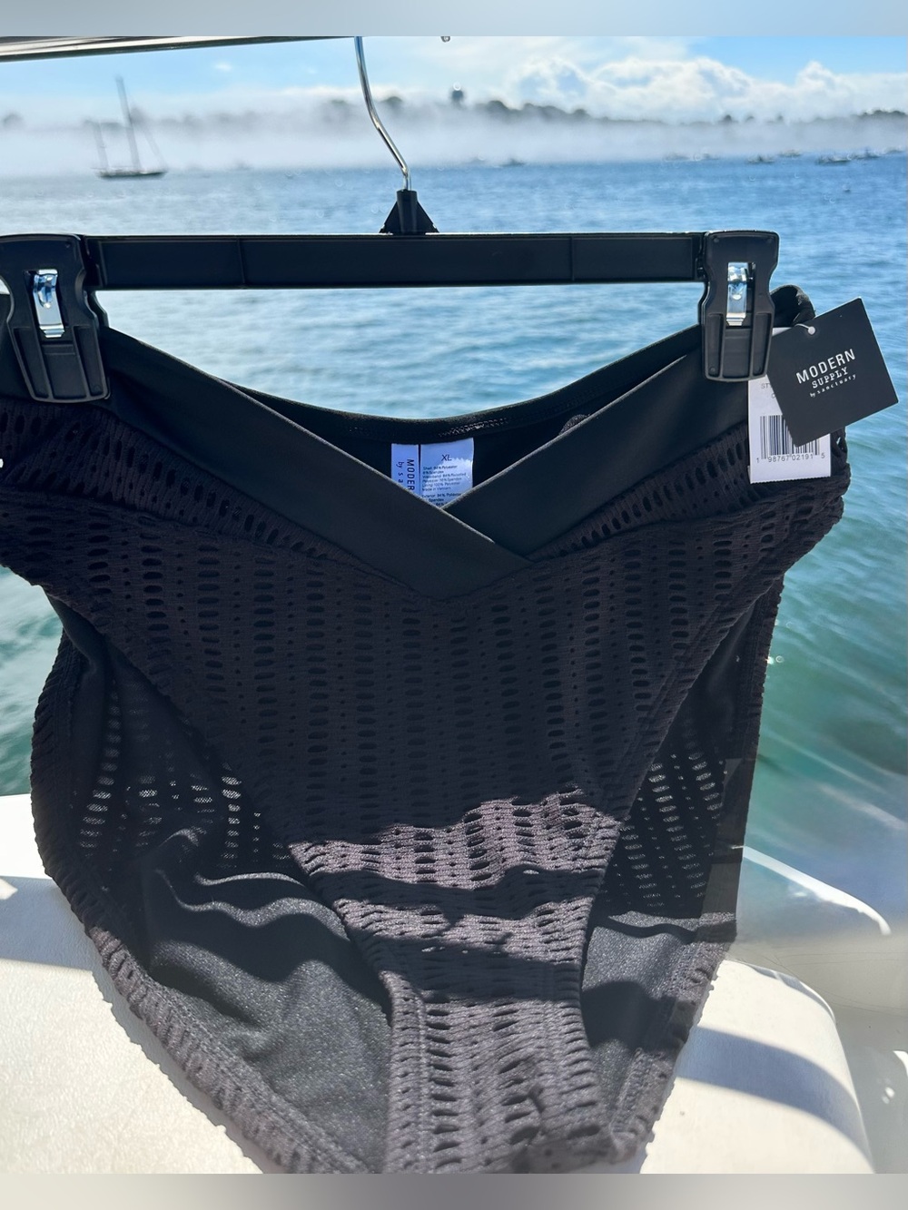 Modern Supply by Sanctuary High-V-Waist Crochet Bikini Bottom; NWT, Sz.XL - Picture 3 of 9